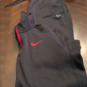 Two piece Nike work out pants and top